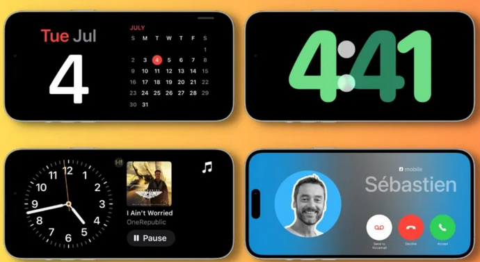 西城苹果手机维修分享iOS17横屏充电待机显示有什么好处 