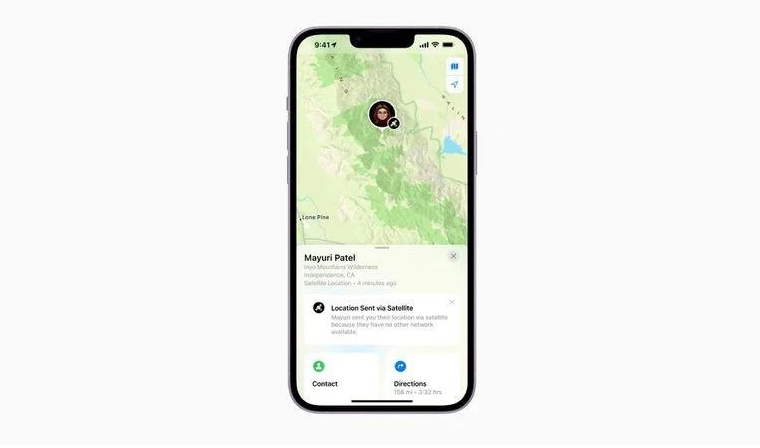 西城苹果14维修分享iPhone14系列中 FindMy功能通过卫星分享位置方法教程 