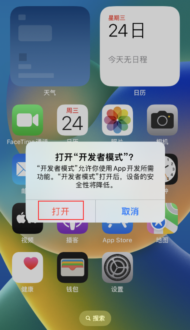 西城苹果手机维修分享如何打开开发者模式 